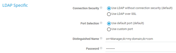 LDAP Specific